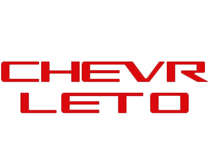 Tailgate Letter Inserts Fits 2023-2027 Chevrolet Colorado