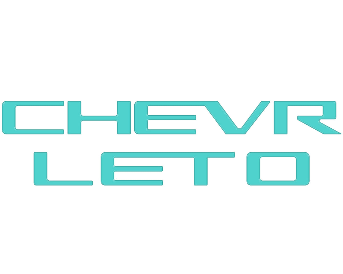 Tailgate Letter Inserts Fits 2023-2027 Chevrolet Colorado