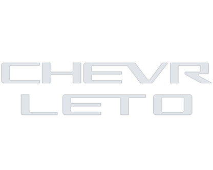 Tailgate Letter Inserts Fits 2023-2027 Chevrolet Colorado