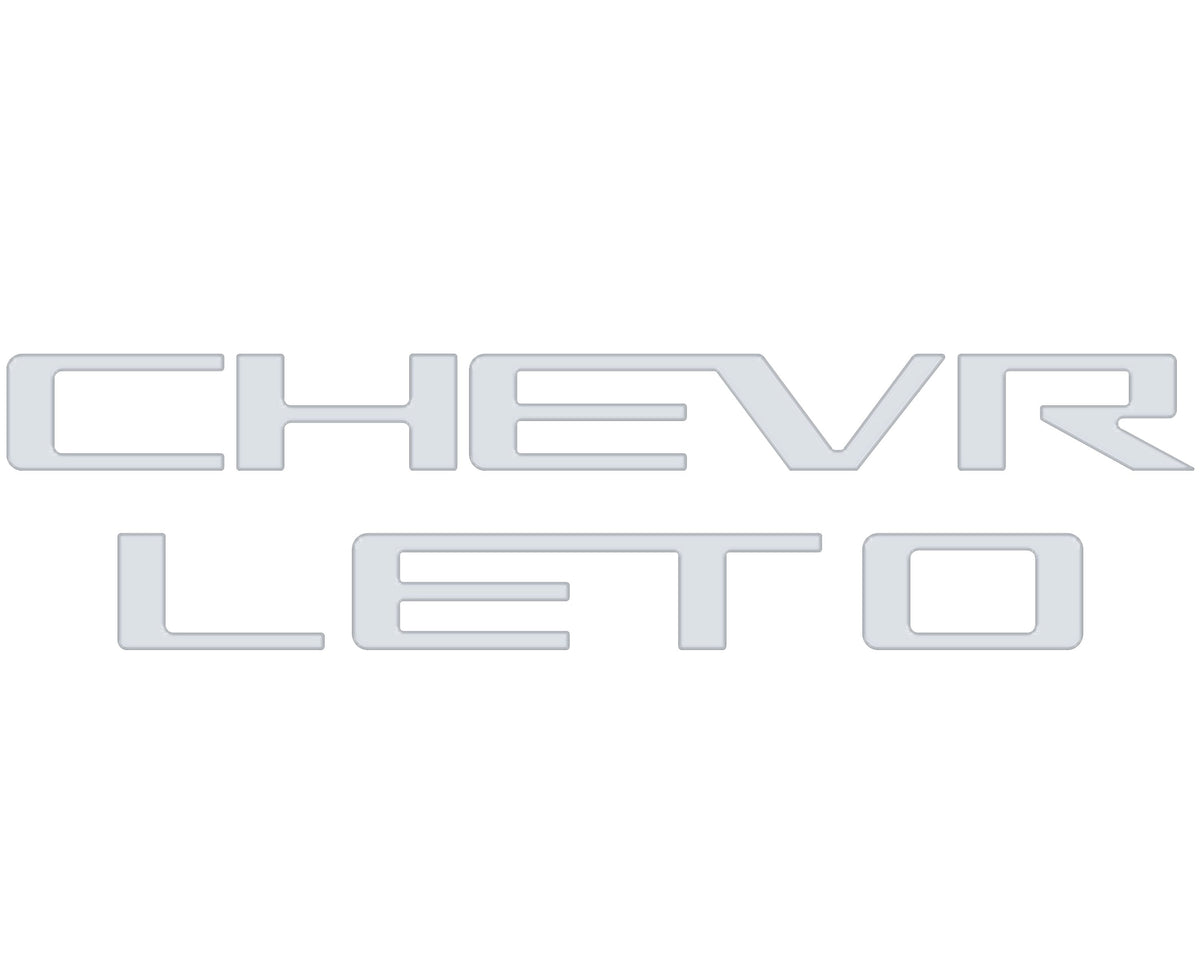Tailgate Letter Inserts Fits 2023-2027 Chevrolet Colorado