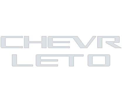 Tailgate Letter Inserts Fits 2023-2027 Chevrolet Colorado