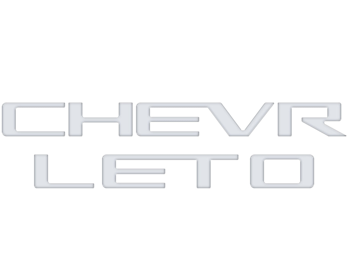 Tailgate Letter Inserts Fits 2023-2027 Chevrolet Colorado