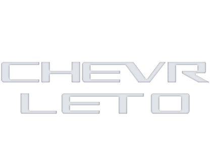 Tailgate Letter Inserts Fits 2023-2027 Chevrolet Colorado