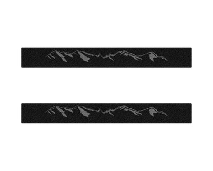Door Sill Textured Overlays Fits 2023-2026 Chevrolet Colorado & GMC Canyon