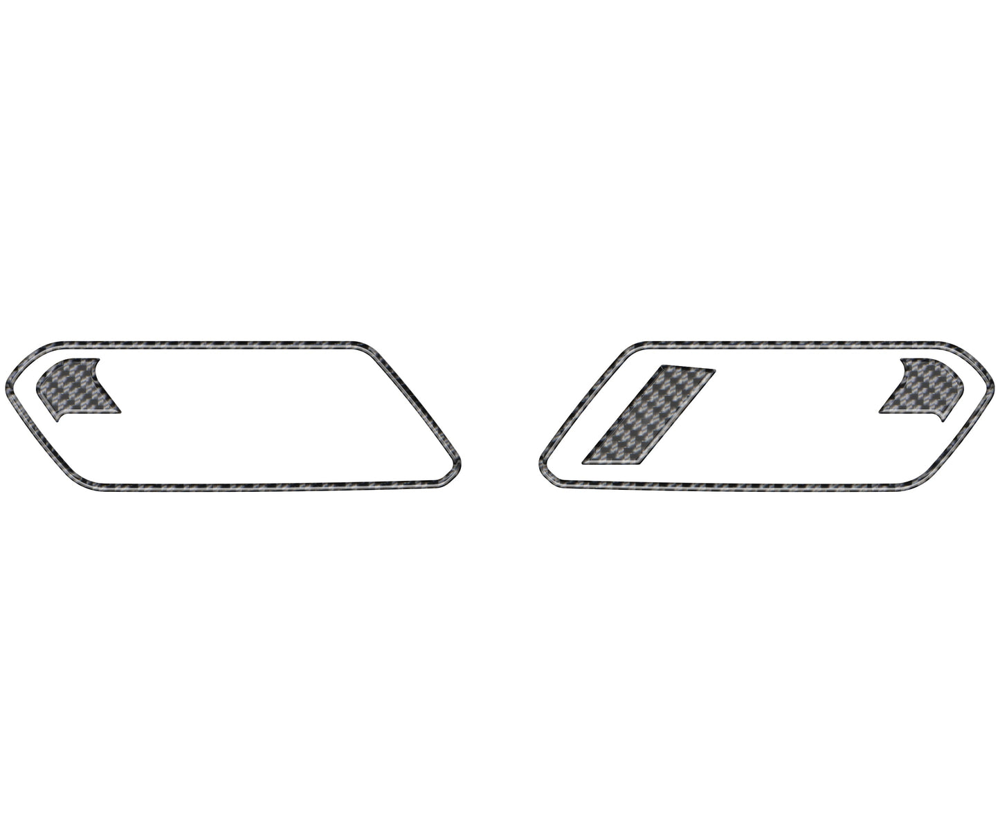 Door Handle Accent Trim Fits 2023-2026 Chevrolet Colorado & GMC Canyon