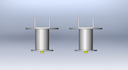 Jeep Wrangler 5 Inch Stretch Rear Upper Spring Post W/Spring Retainer 1997-2006 TJ/LJ Clayton Off Road