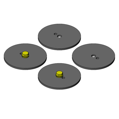 Jeep Wrangler Rear Coil Spring Retainer Kit 1997-2006 TJ/LJ Clayton Off Road