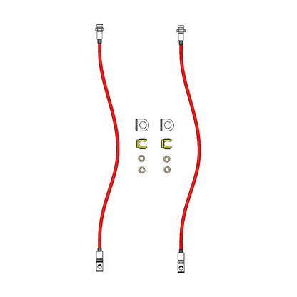 Jeep Front Brake Lines 1984-2006 TJ/LJ/XJ/ZJ Clayton Off Road