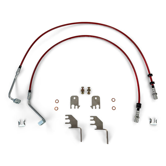 Jeep Front Brake Lines 40 Inch (18-Present, JL)