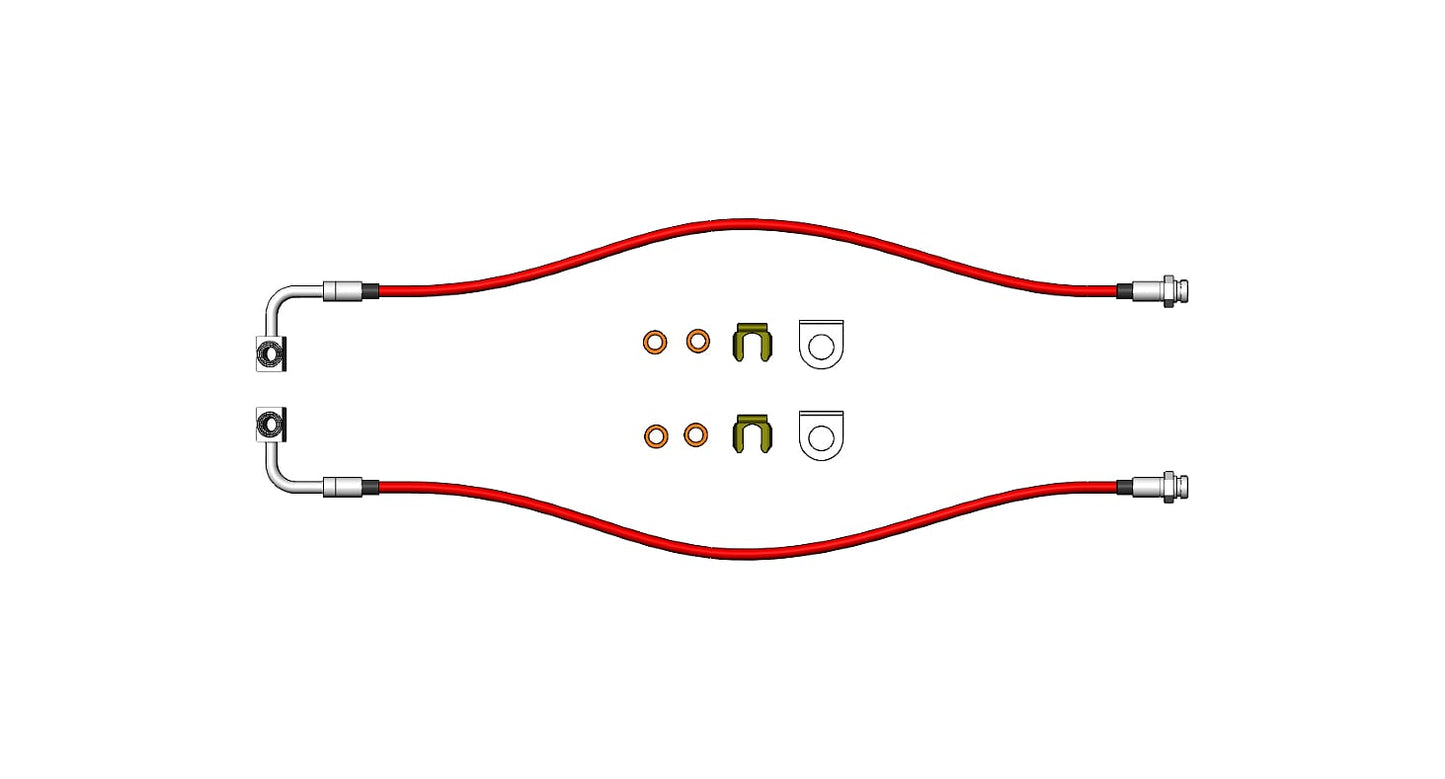 Jeep Gladiator Rear Brake Lines for 2020-Up Gladiator Clayton Off Road