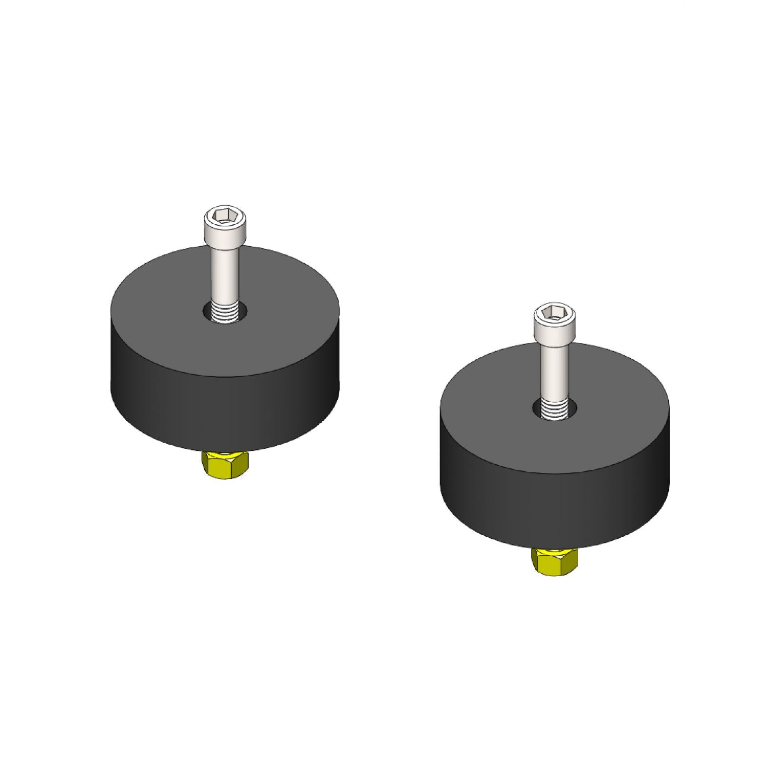 Jeep Wrangler 1.25 Inch Tall Front Bump Stops 2007-Present JK/JL/JT Clayton Off Road