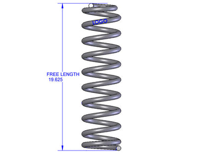 Jeep Grand Cherokee 7.0 Inch Rear Coil Springs 1993-1998 ZJ & Jeep Cherokee 8.0 Inch Rear Coil Conversion Coil Springs 1984-2001 XJ Clayton Off Road