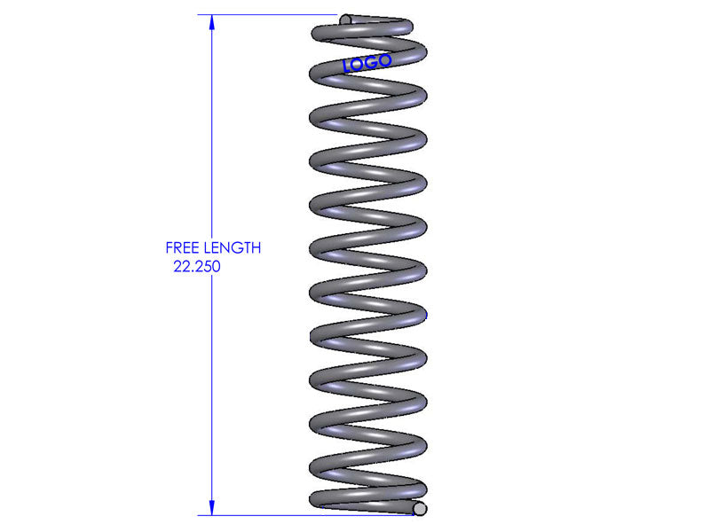 Jeep Wrangler 5.5 Inch Front Coil Springs 1997-2006 TJ/LJ & Jeep Cherokee 4.5 Inch Front Coil Springs 1984-2001 XJ Clayton Off Road