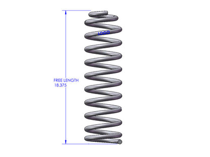 Jeep Wrangler 2.5 Inch Front Coil Springs 2007-2018 JK Clayton Off Road