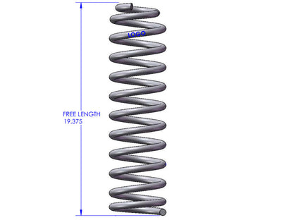 Jeep Wrangler 3.5 Inch Front Coil Springs 2007-2018 JK Clayton Off Road