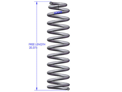 Jeep Wrangler 4.5 Inch Front Coil Springs 2007-2018 JK Clayton Off Road