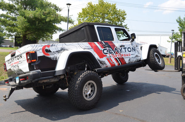 2020-Present Jeep Gladiator JT Overland Plus Long Rear Upper Control Arms Clayton Off Road