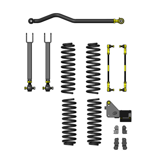 Jeep Wrangler 3.5 Inch Entry Level Lift Kit 2007-2018 JK 4 Door Clayton Off Road