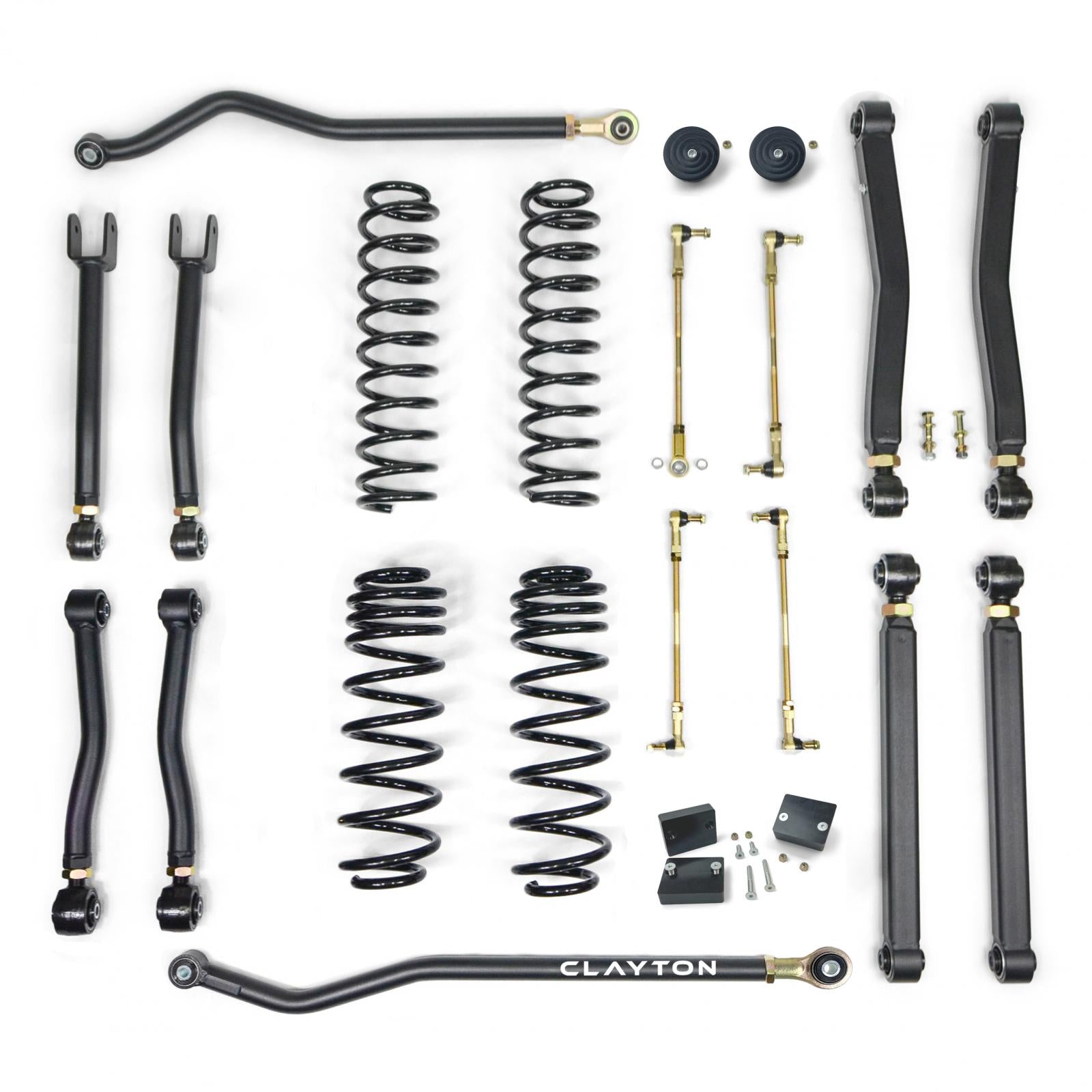 Jeep JL Lift Kit 1.5 Inch for 18-Present Jeep Wrangler Overland Plus Clayton Off Road
