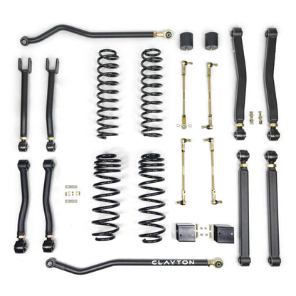 Jeep JL Lift Kit 3.5 Inch For 2018+ Jeep Wrangler JL Lift Kit Overland+ Clayton Off Road