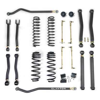 Jeep Wrangler 4XE 1.5 Inch Overland Plus Lift Kit 2021+ JL Clayton Off Road