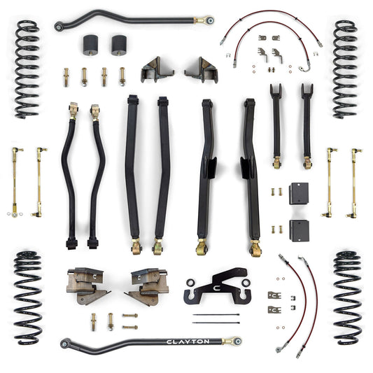 Jeep Wrangler Premium 3.5 Inch Long Arm Lift Kit 2018+ JL Clayton Off Road