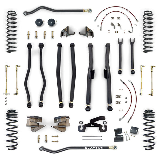 Jeep Wrangler 392 Overland Plus 2.5 Inch Long Arm Lift Kit 2021+ JL Clayton Off Road