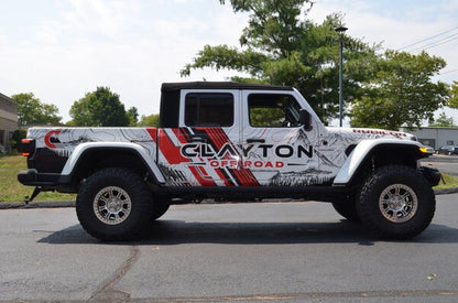 2020-Present Jeep Gladiator JT Overland Plus 3.5 Inch Long Arm Lift Kit Clayton Off Road