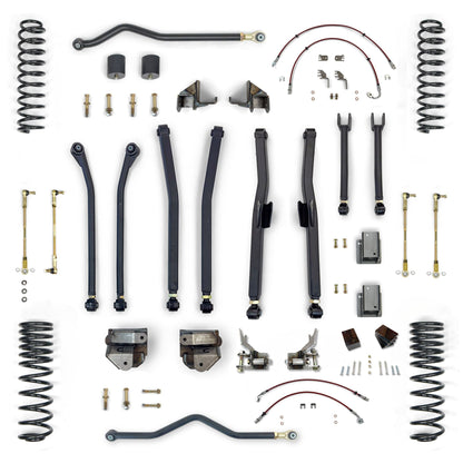 2021-2023 Jeep Gladiator JT Diesel Overland Plus 4.5 Inch Long Arm Lift Kit Clayton Off Road