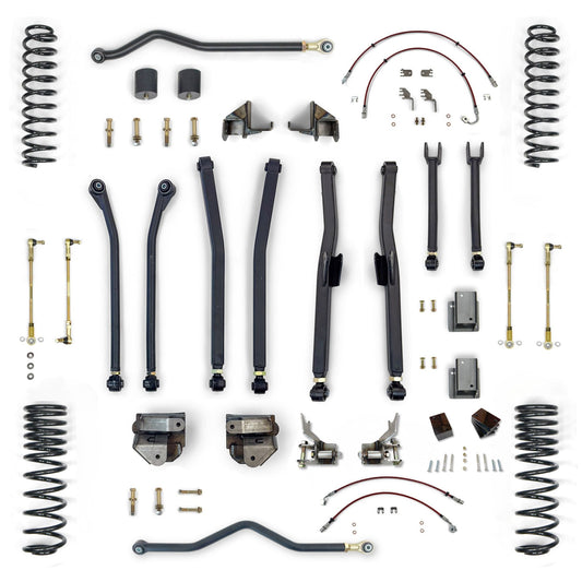 2021-2023 Jeep Gladiator JT Diesel Overland Plus 4.5 Inch Long Arm Lift Kit Clayton Off Road