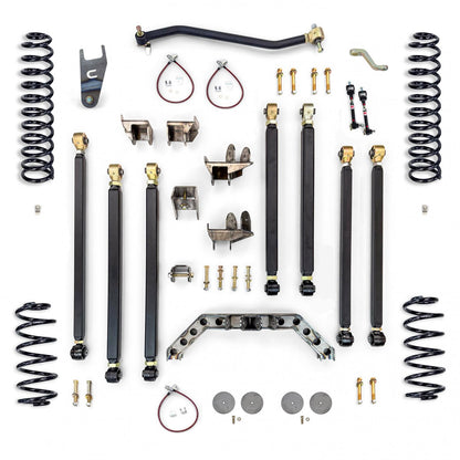 Jeep Wrangler 4.0 Inch Pro Series 3 Link Long Arm Lift Kit 1997-2006 TJ Clayton Off Road