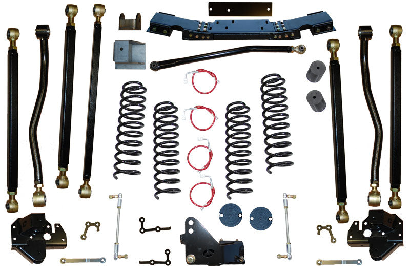 Jeep Wrangler 2.5 Inch Pro Series 3 Link Long Arm Lift Kit 07-18 JK Clayton Off Road