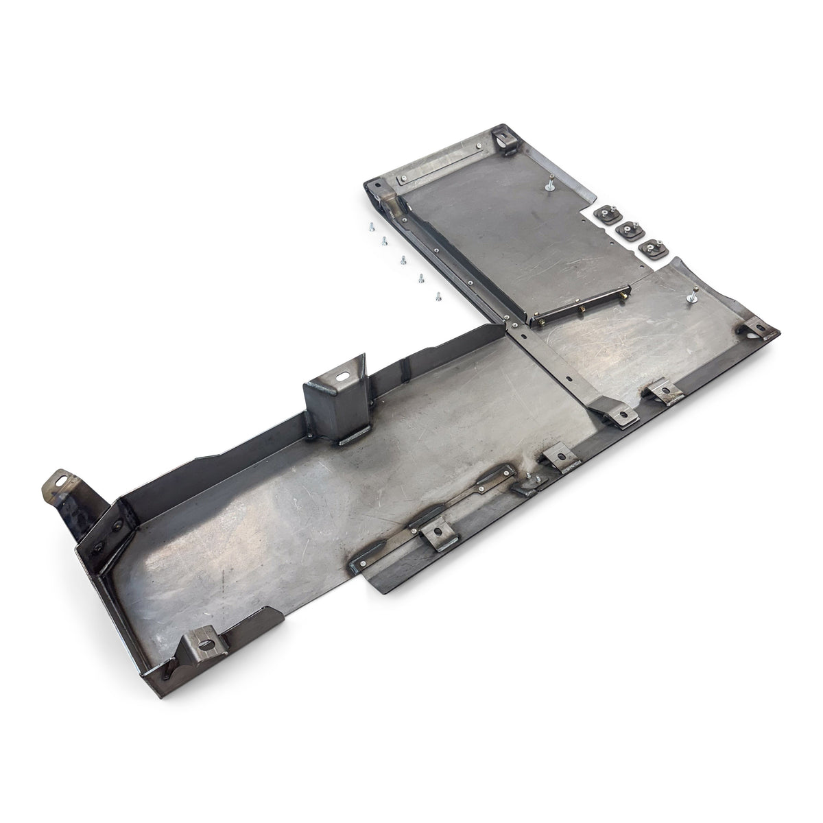 Jeep Wrangler 3.6L/2.0L/6.4L Gas Tank Skid Plate System - Skinny Tank (2018+, JL) Clayton Off Road