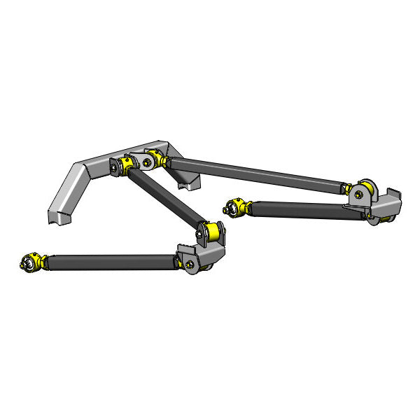 Jeep Wrangler Pro Series Rear Long Arm Upgrade Kit 97-06 TJ Clayton Off Road