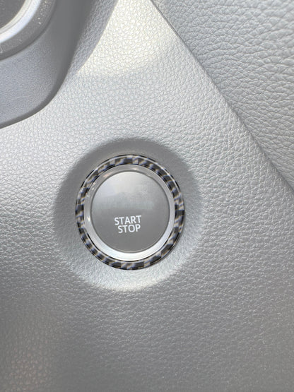 Push-To-Start Button Accent Trim Fits 2023-2025 Toyota GR Corolla