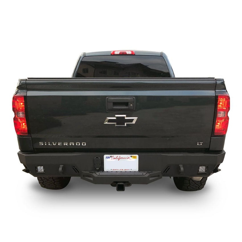 2015-2019 Chevrolet Silverado 2500/3500 Octane Rear Bumper-With Parking Sensors Chassis Unlimited