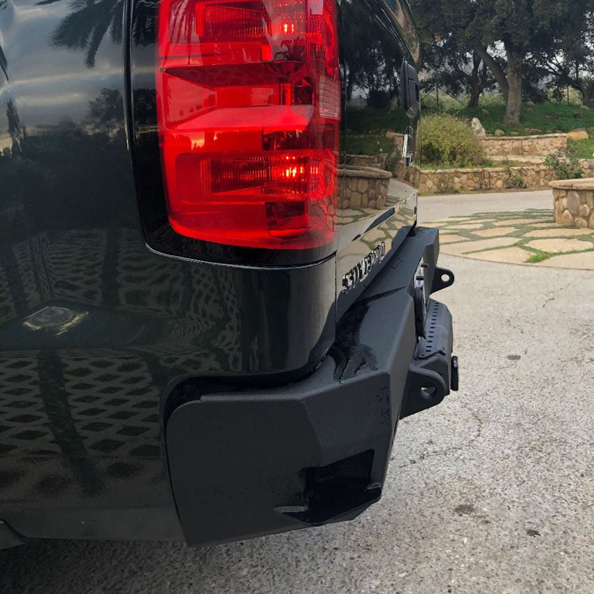 2015-2019 Chevrolet Silverado 2500/3500 Octane Rear Bumper-With Parking Sensors Chassis Unlimited