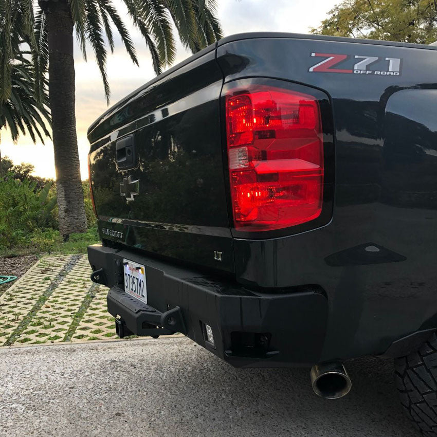 2015-2019 Chevrolet Silverado 2500/3500 Octane Rear Bumper-With Parking Sensors Chassis Unlimited