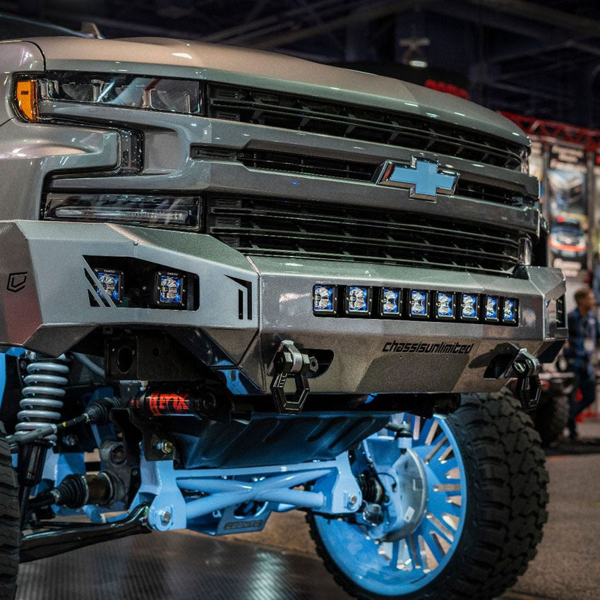 2019-Present Chevrolet Silverado 1500 Octane Front Bumper - No Parking Sensors Chassis Unlimited