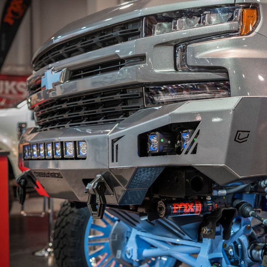 2019-Present Chevrolet Silverado 1500 Octane Front Bumper- W/ Parking Sensors Chassis Unlimited