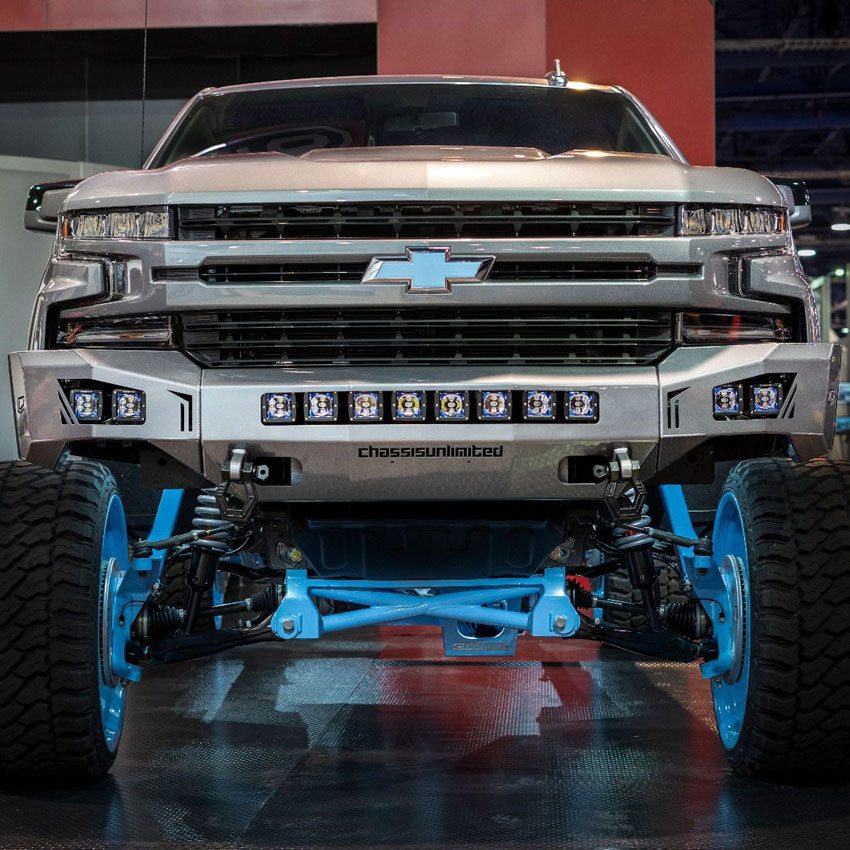 2019-Present Chevrolet Silverado 1500 Octane Front Bumper- W/ Parking Sensors Chassis Unlimited