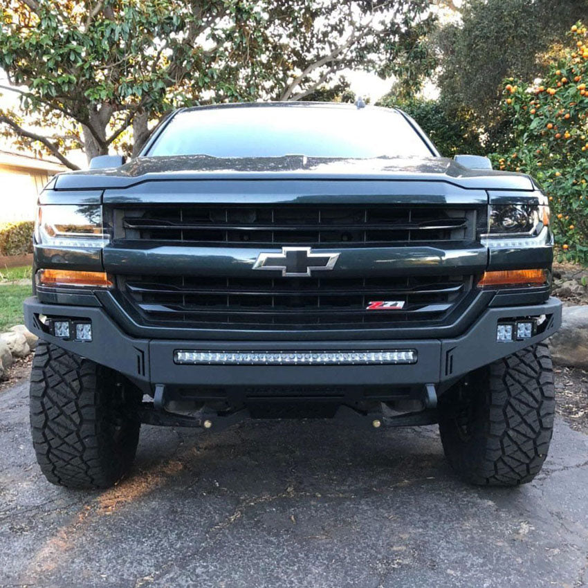 2016-2018 Chevrolet Silverado 1500 Octane Front Bumper- No Parking Sensors Chassis Unlimited