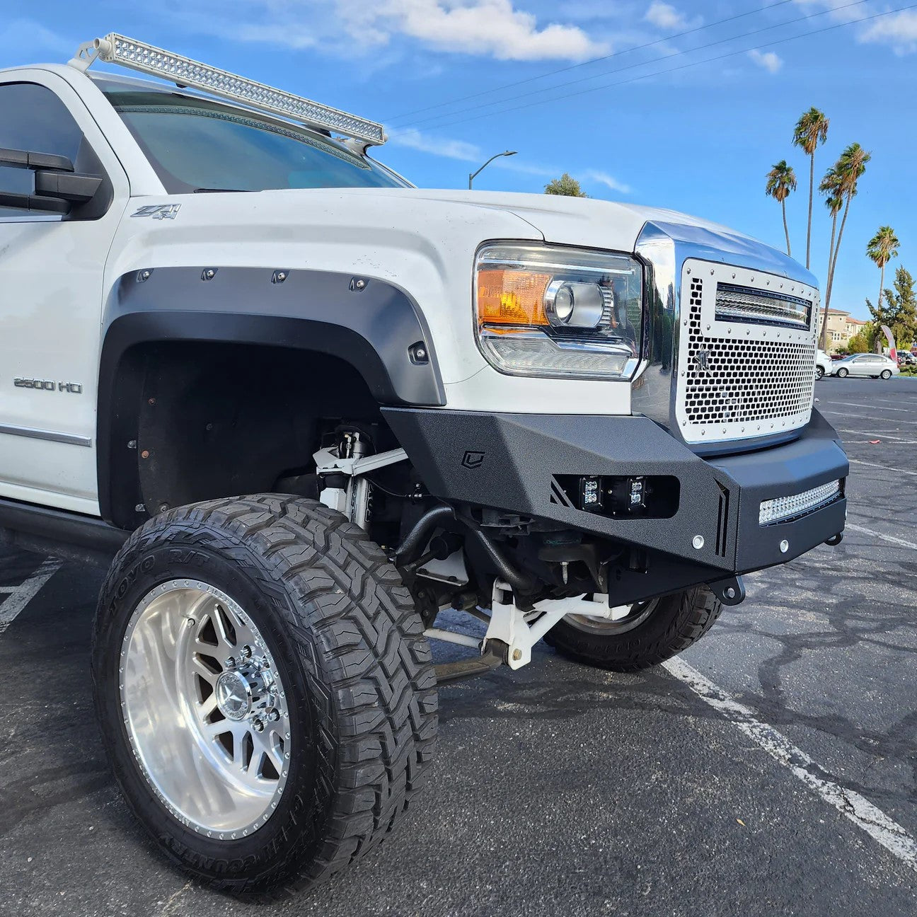 2015-2019 Sierra 2500Hd/3500Hd Octane Series Front Bumper Parking Sensors