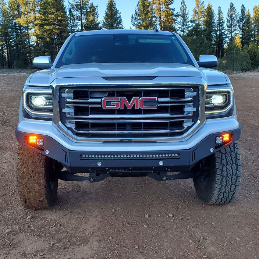 2016-2018 GMC Sierra 1500 Octane Front Winch Bumper- No Parking Sensors Chassis Unlimited