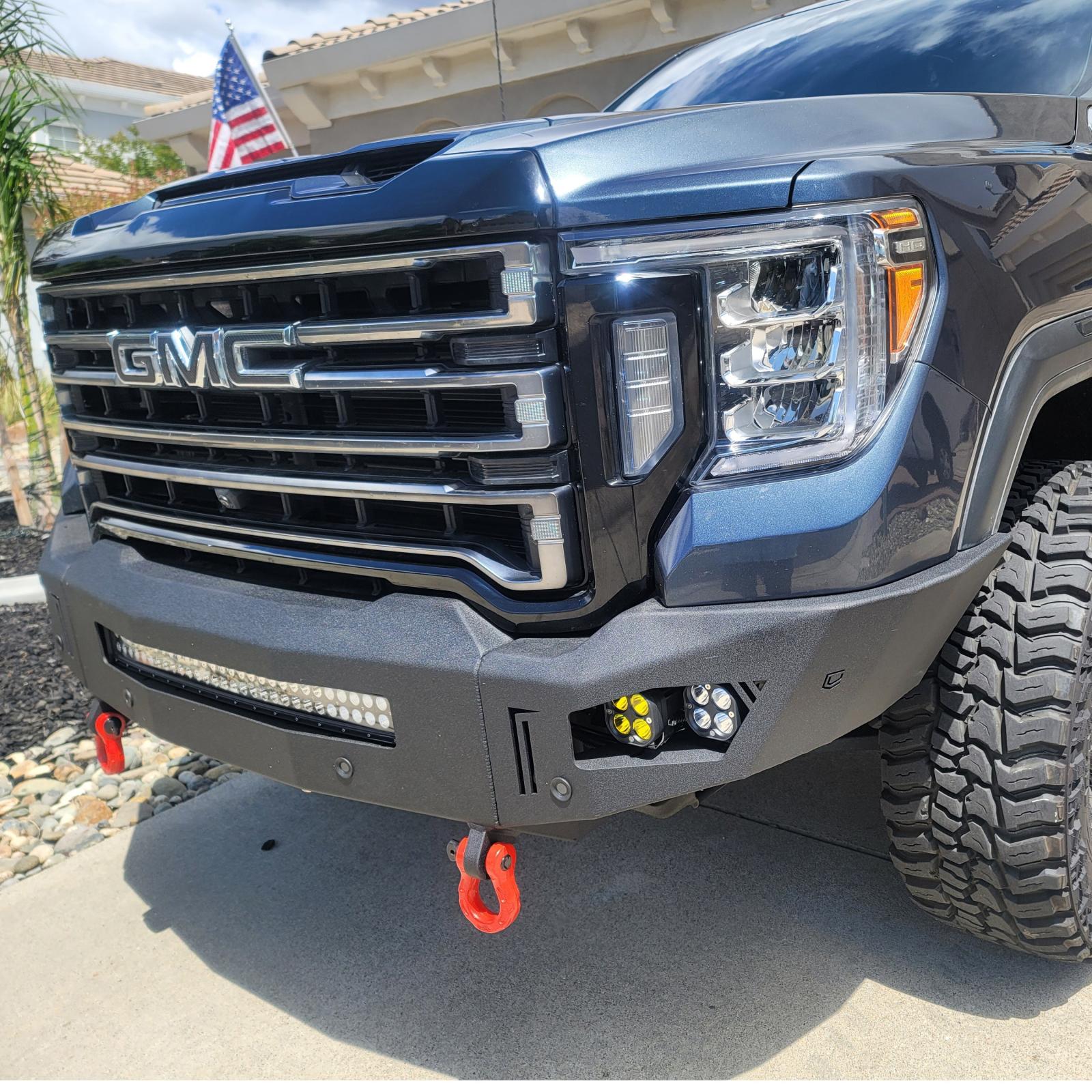 2020-2023 GMC Sierra 2500/3500 Octane Front Bumper- No Parking Sensors Chassis Unlimited