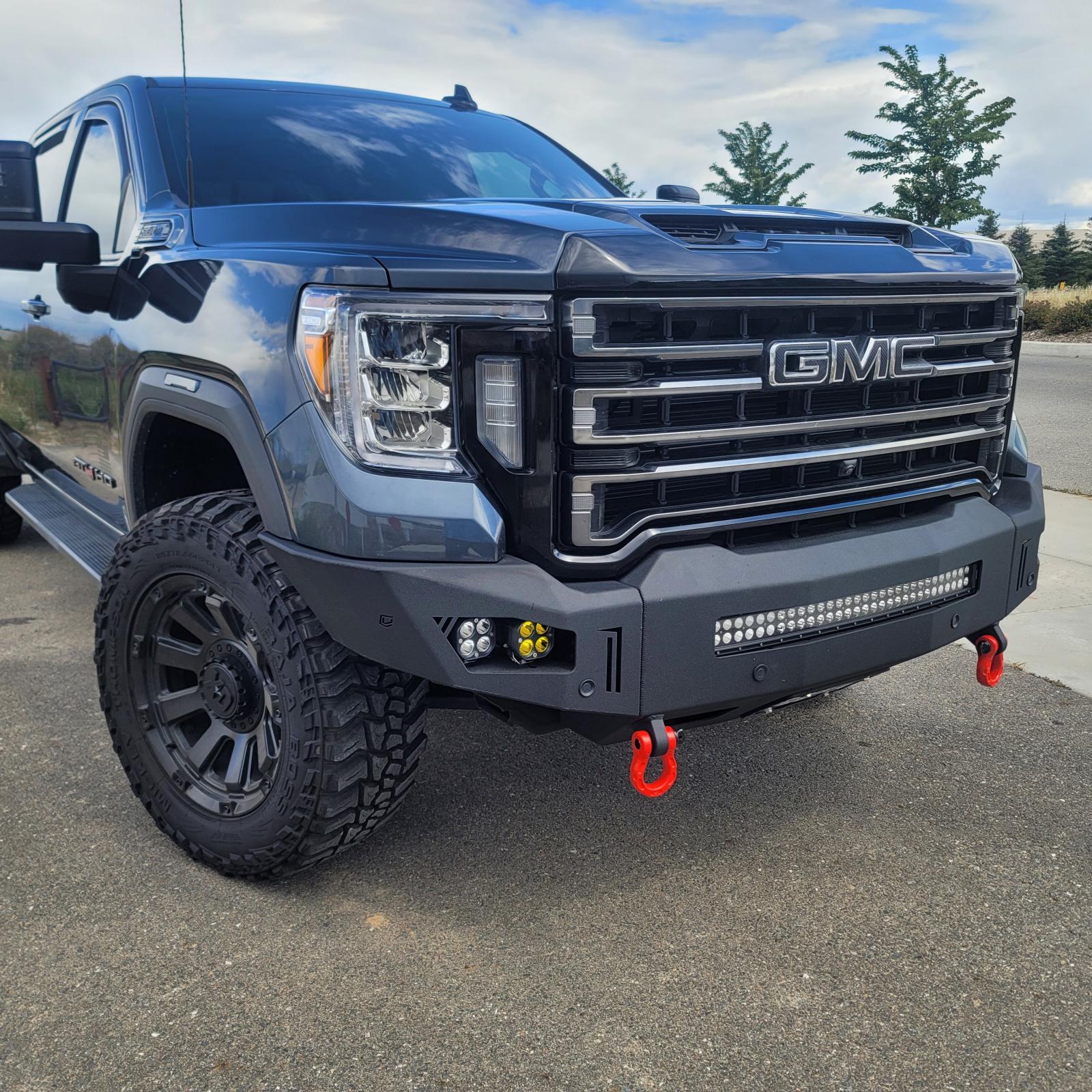 2020-2023 GMC Sierra 2500/3500 Octane Front Bumper- No Parking Sensors Chassis Unlimited