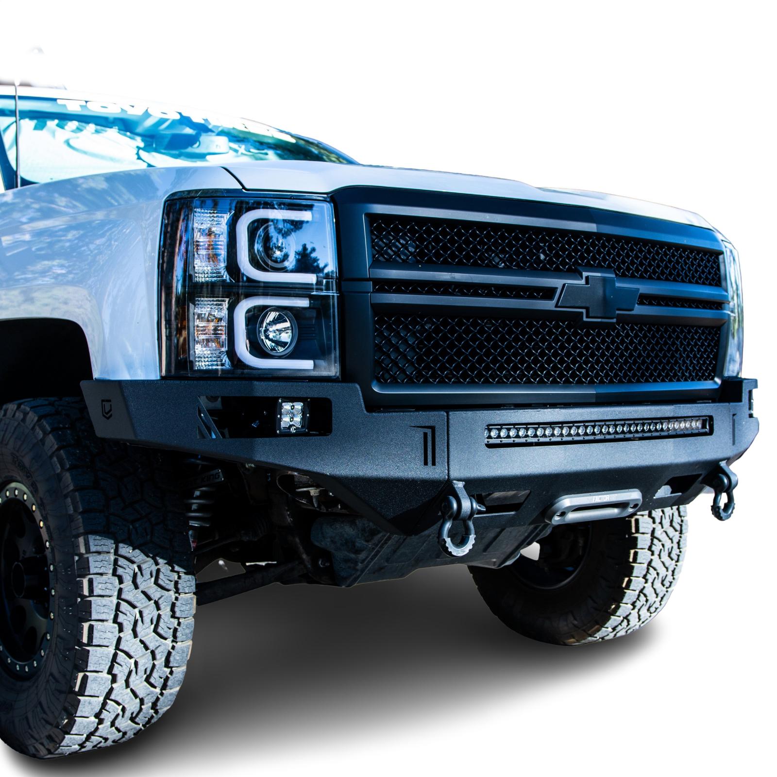 2014-2015 Chevrolet Silverado 1500 Octane Front Winch Bumper- With Parking Sensors Chassis Unlimited