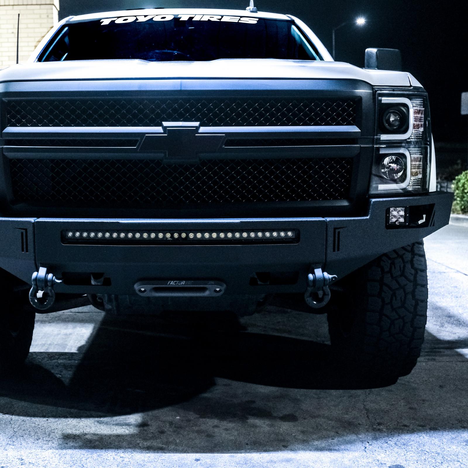 2014-2015 Chevrolet Silverado 1500 Octane Front Winch Bumper- With Parking Sensors Chassis Unlimited