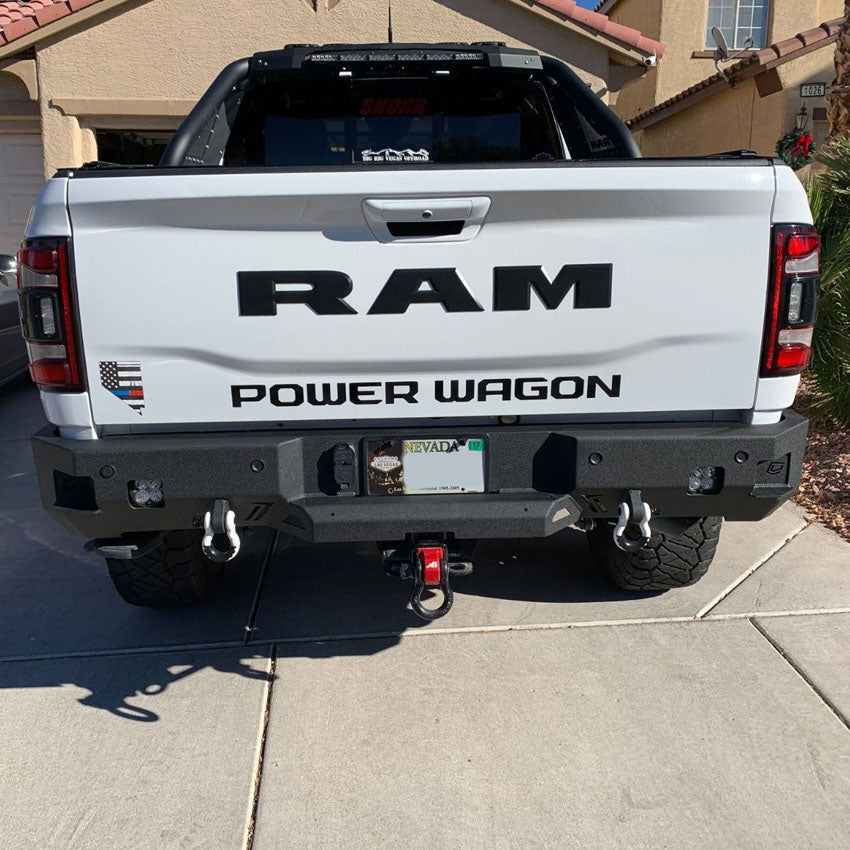 2010-2018 Ram 2500/3500 Octane Rear Bumper- No Parking Sensors Chassis Unlimited