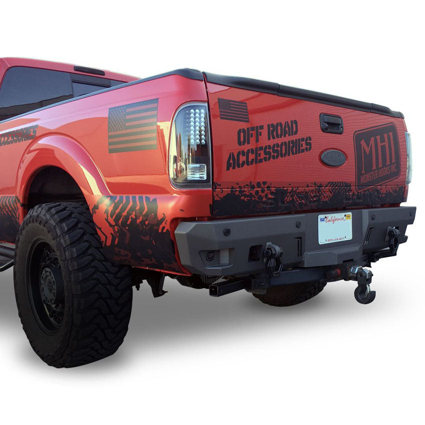 1999-2016 Ford Superduty F250/F350 Octane Series Rear Bumper- No Parking Sensors Chassis Unlimited